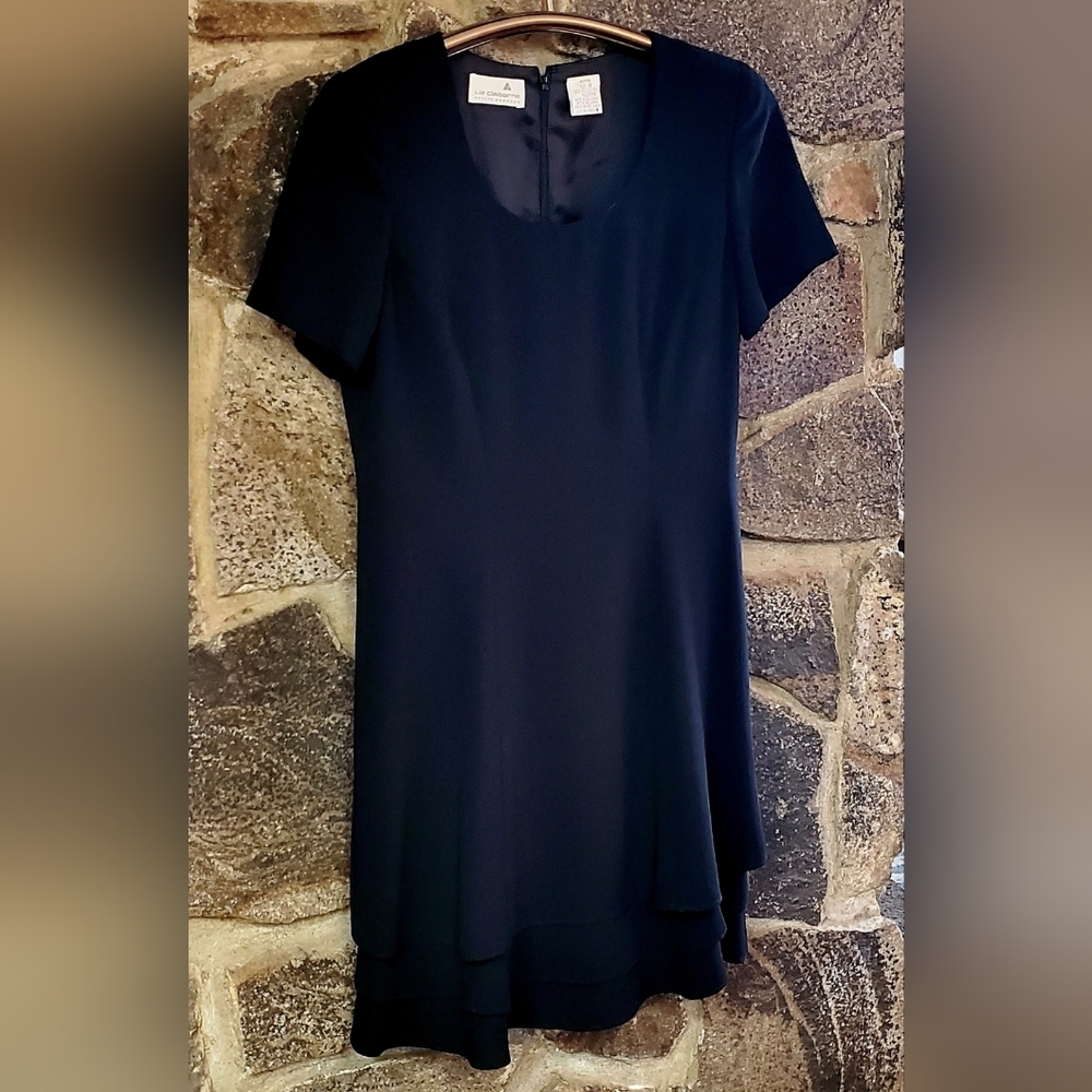 Liz Claiborne Tiered Little Black Dress